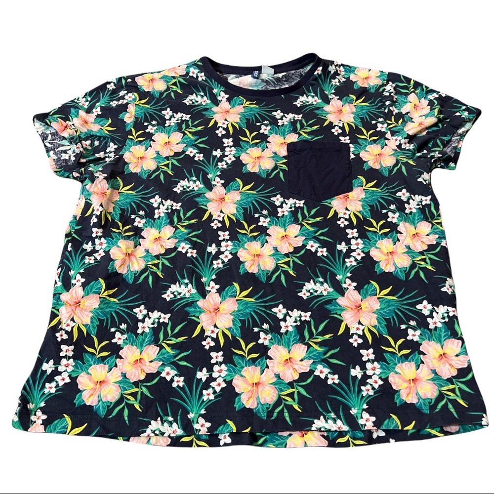 Women’s floral patter XL top from h and m